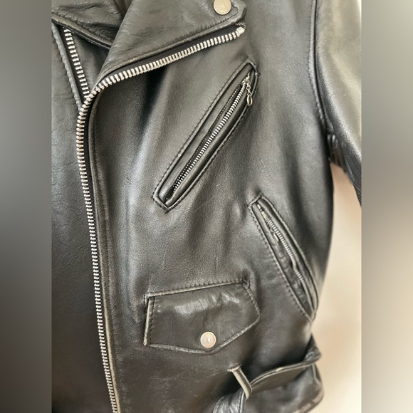 Schott NYC Perfecto 618 Steerhide motorcycle jacket size 36 USA - Picture 3 of 15